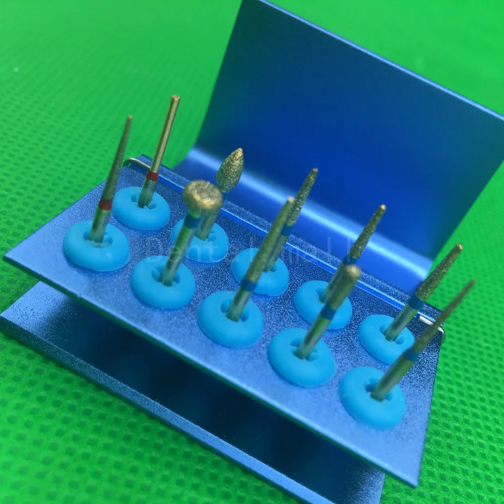 Набор боров для стоматологической подготовки фарфоровый шпон с 10