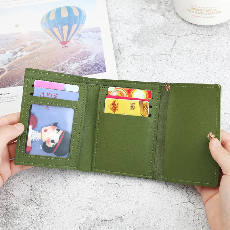 Кролик и морковь аниме маленький короткий женский кожаный кошелек Женский