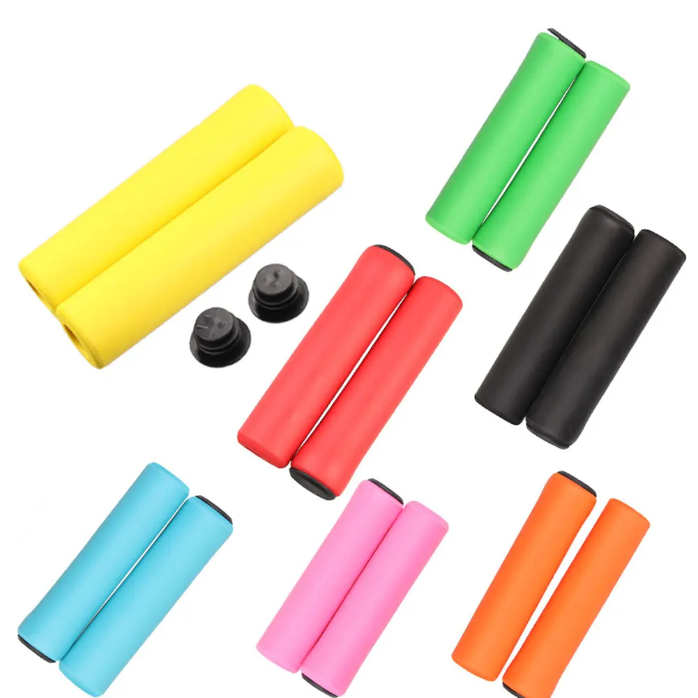 

1 Pair Anti-Skid Bicycle Handlebar Cover Ultralight Light Weight Soft Foam Silicone Sponge Bike Gear Grip MTB Bike Handle Bar