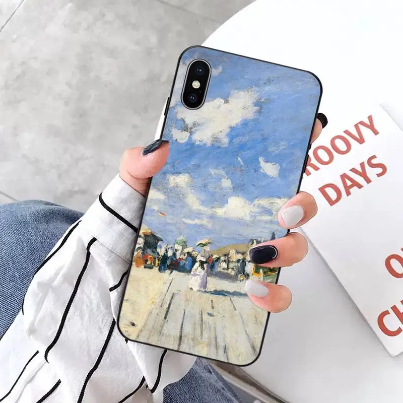 

Claude Monet Phone Case for iPhone 11 12 pro XS MAX 8 7 6 6S Plus X 5S SE 2020 XR mini