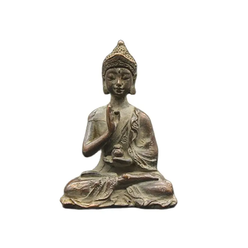 Китайская тибетская статуэтка Будды из непальской меди | Дом и сад