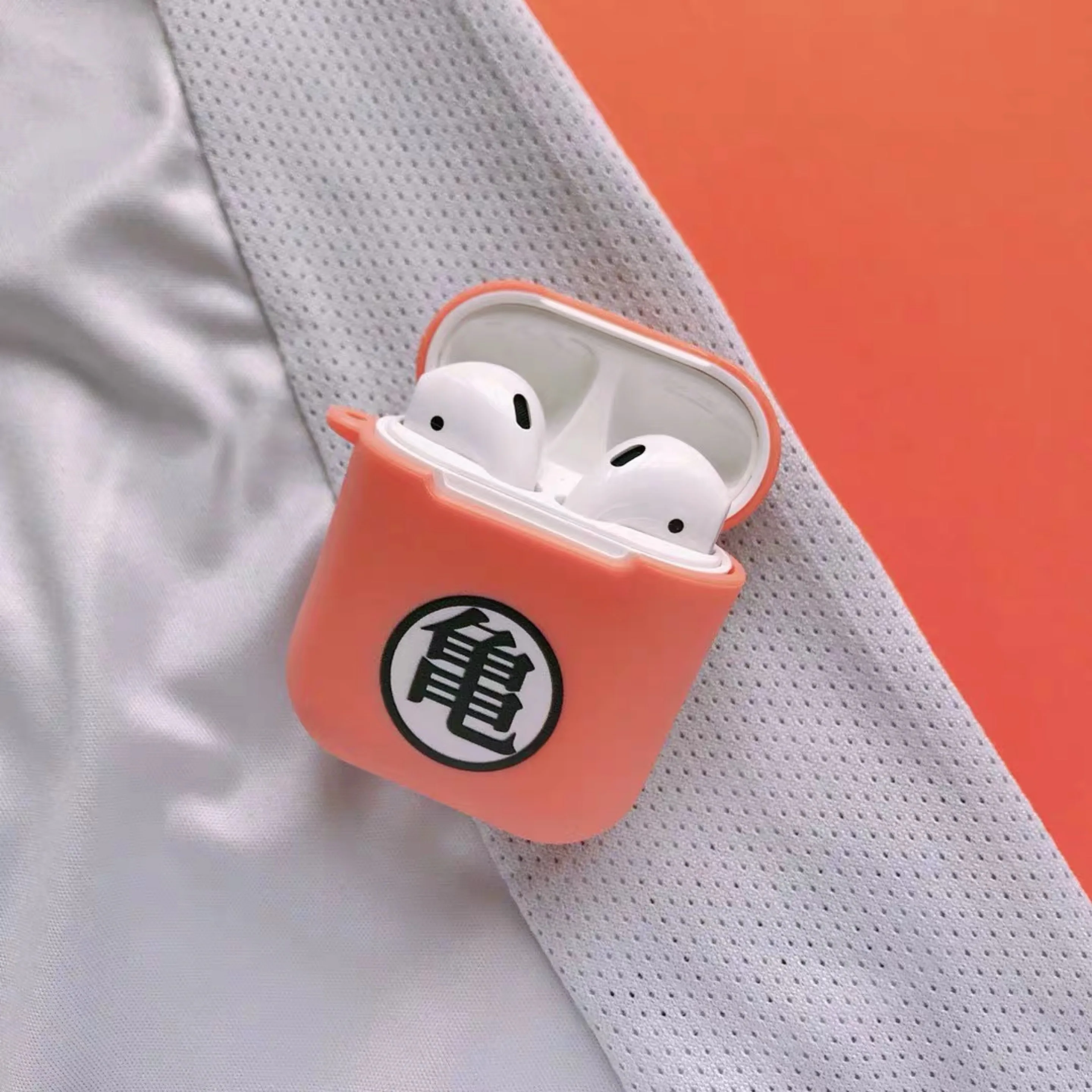 Дизайн аниме для airpods чехол милый для airpod чехол мультфильм для apple bluetooth herdphone Чехлы аксессуары air pods чехол fanda - Цвет: gui word