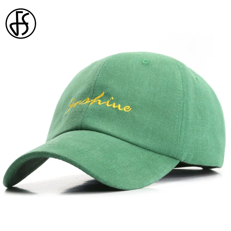 Кепка-Бейсболка унисекс FS Стильная кепка в стиле хип-хоп цвет желтый/зеленый s для