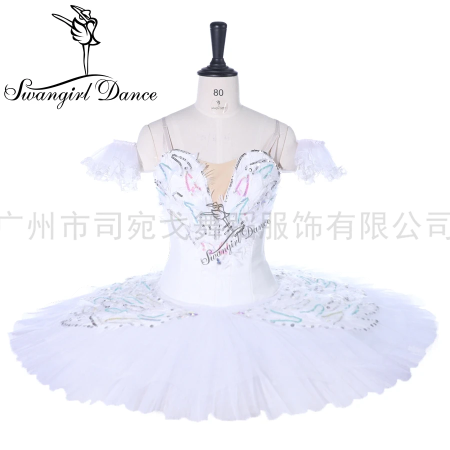 

Dying White Swan Professional Ballet Tutu Women Performance Classical Ballet Stage Costumes BT9257