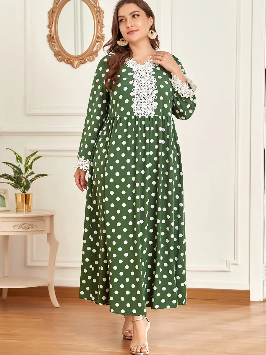 Женское черное платье Дубай длинное в мусульманском стиле | Тематическая одежда