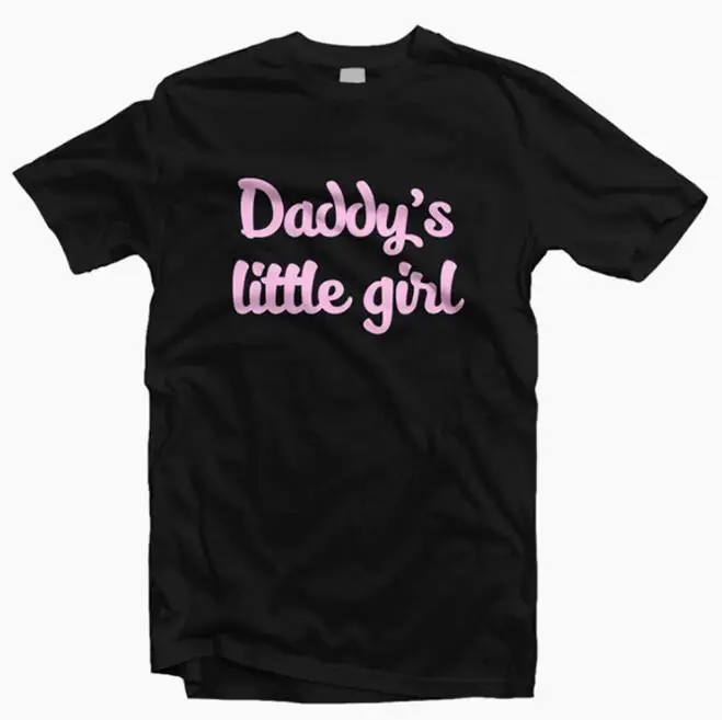 

Plus Size Kawaii Tshirt Daddy's Little Girl Tshirt Harajuku Tee Printed T-shirt