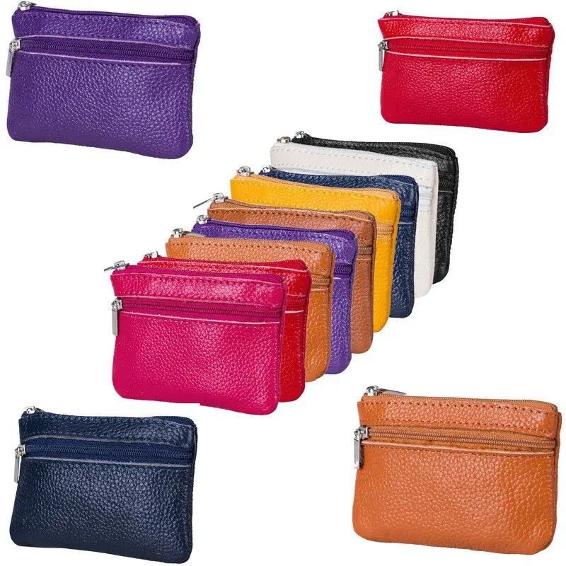 Модный кожаный кошелек для монет мужчин и женщин клатч маленькая мягкая сумка на