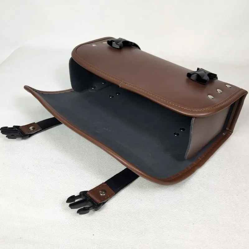 Мотоциклетные Сумки из искусственной кожи винтажная Передняя сумка для