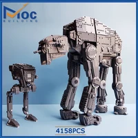 ucs heavy assault walker at m6 fit star space wars first order at st walker moc building block kid toy christmas birthday gift