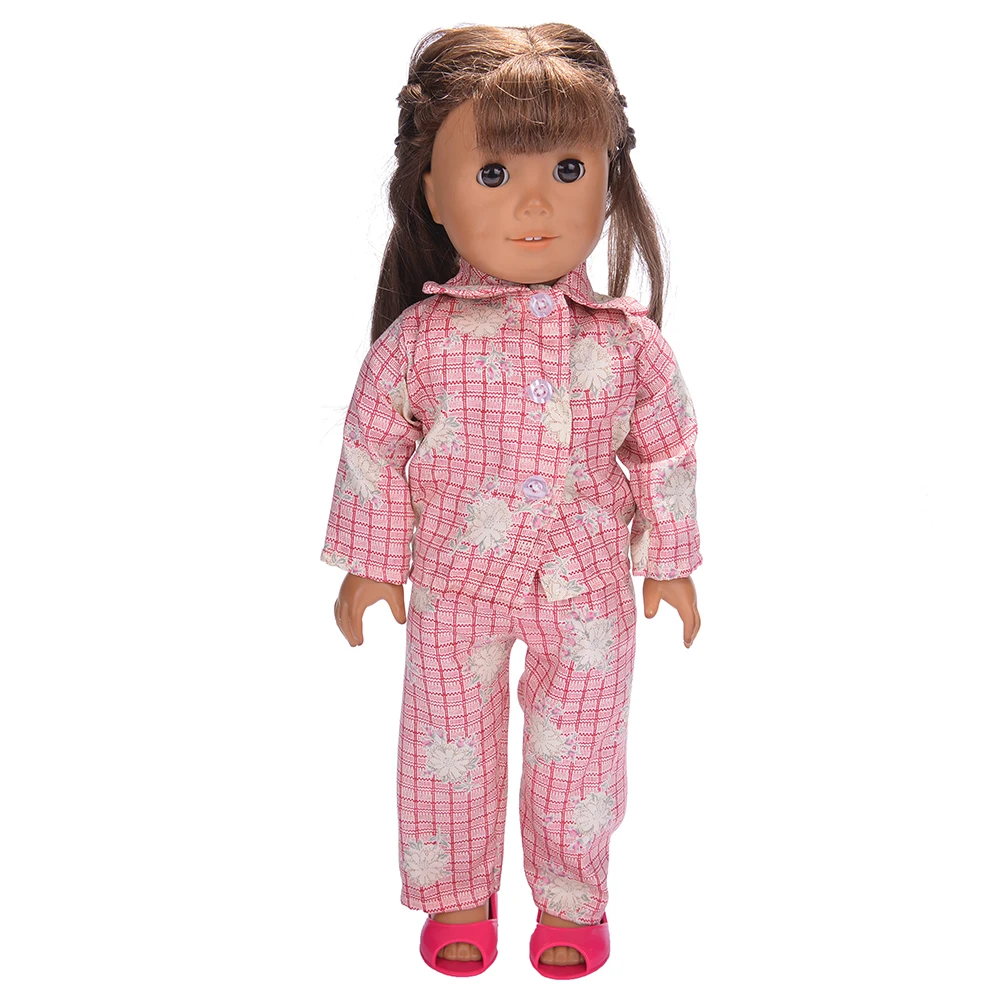 1 шт. клетчатая юбка Одежда для куклы 18 дюймов американская кукла и 43 см