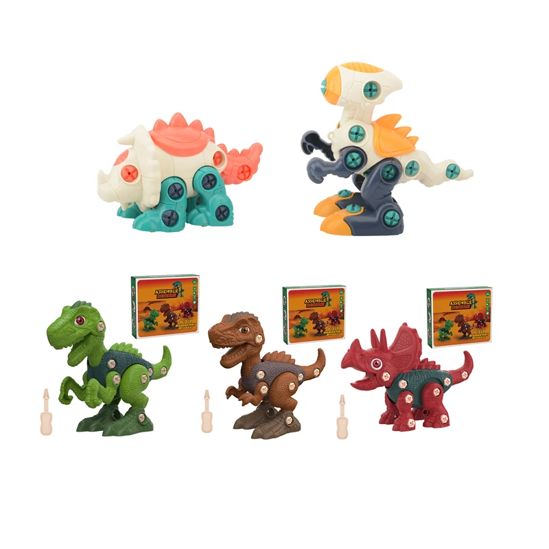 

Игрушки-Динозавры разборные для детей, конструктор динозавр с отвертками, игрушка «сделай сам», Строительный набор, пазл, строительная игру...