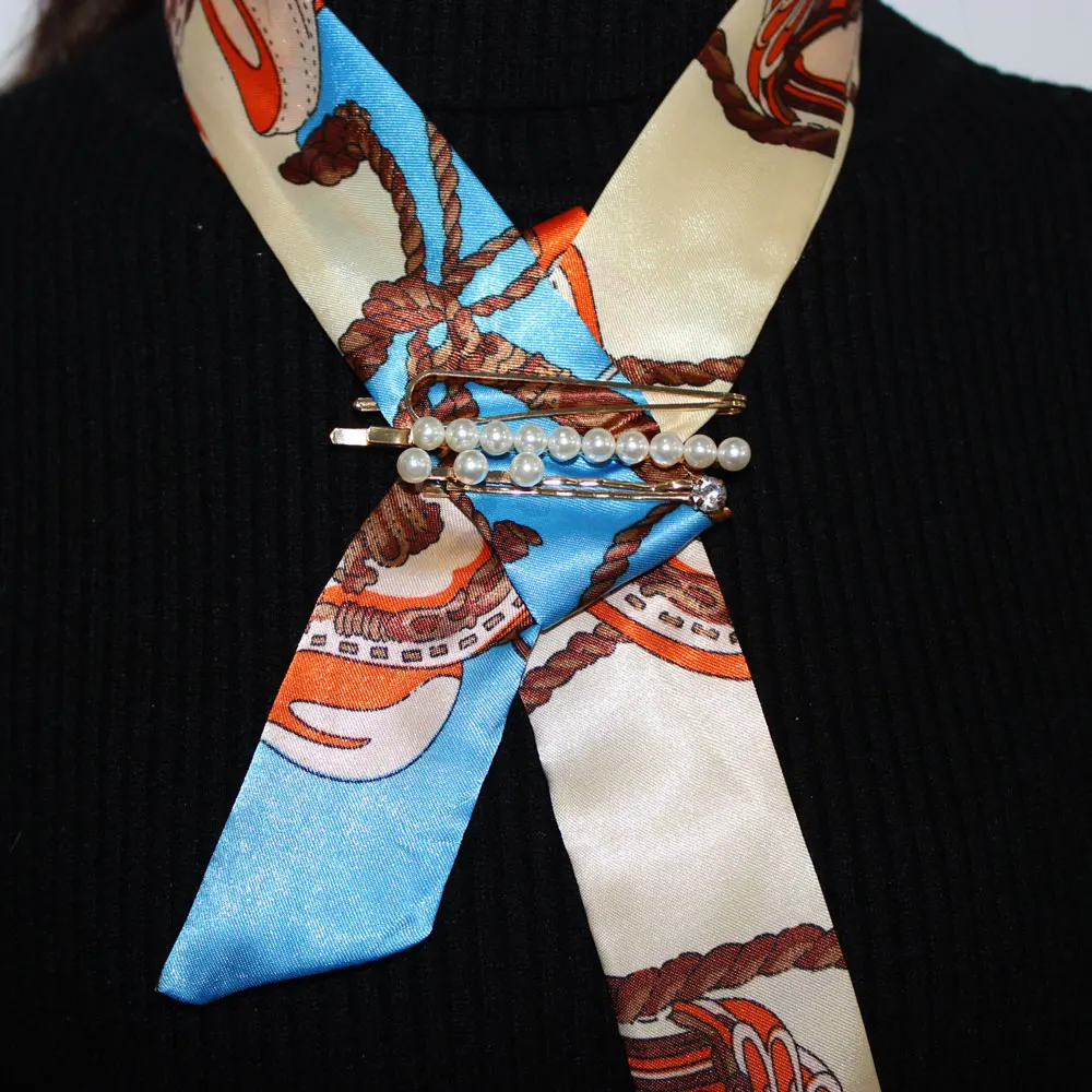 Шелковый шарф женский весна и осень Новый стиль имитация шелка на заказ Модная