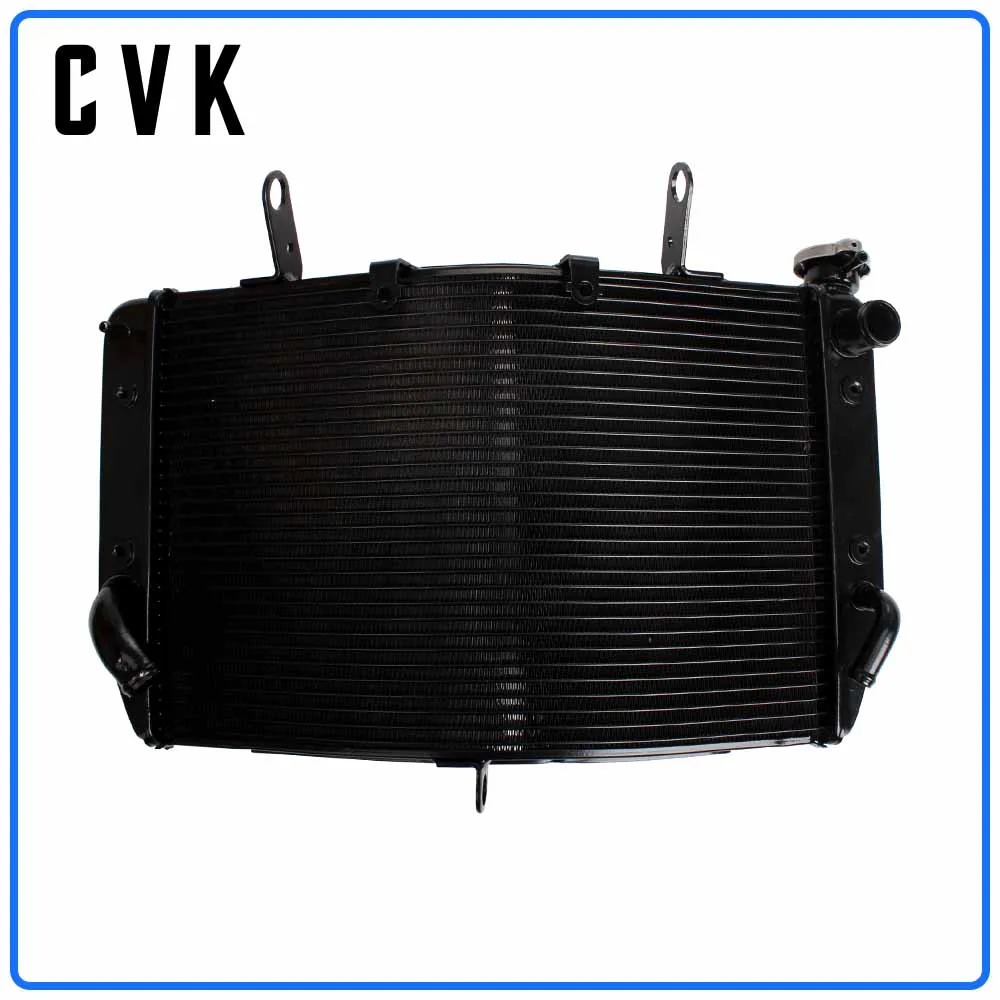 

CVK радиатор мотоцикла охладитель охлаждающий бак для воды для YAMAHA YZF1000 YZFR1 2004 2005 2006 R1 YZF-R1 04 05 06 Алюминий черный