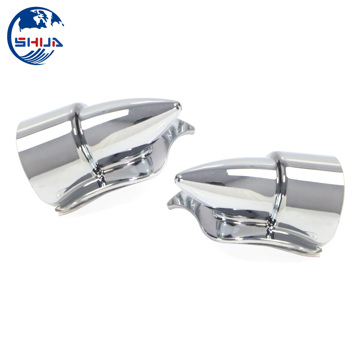 Хромированные дефлекторы для нижних ножек вилки Защитная крышка Harley Touring FLHT FLH FLTR