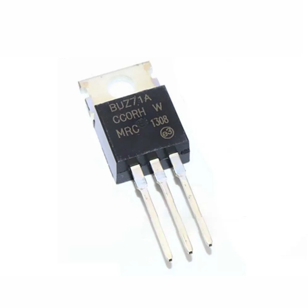 

10 шт., N-канальный мощный МОП-транзистор BUZ71A TO-220 BUZ71 TO220 50V 13A