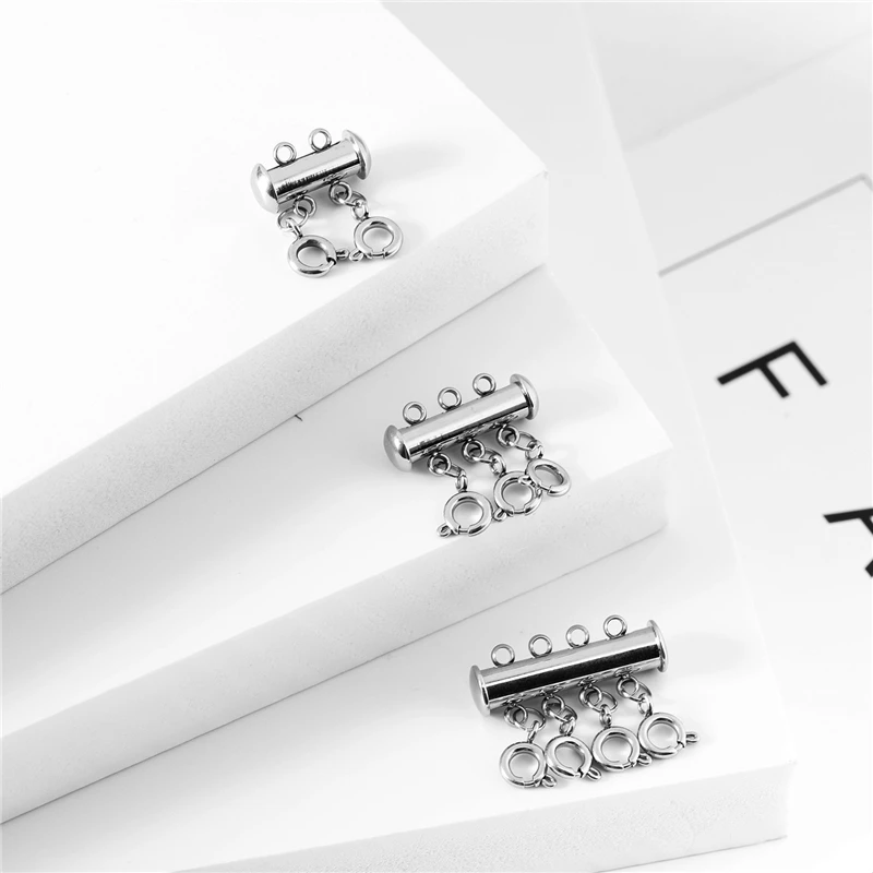 3 комплекта 2/3/4 ряда Пружинная Застежка магнитные застежки для браслетов