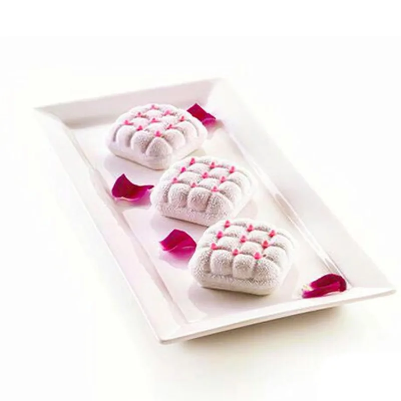 Форма квадратная силиконовая для выпечки форма французского Мусса с 6