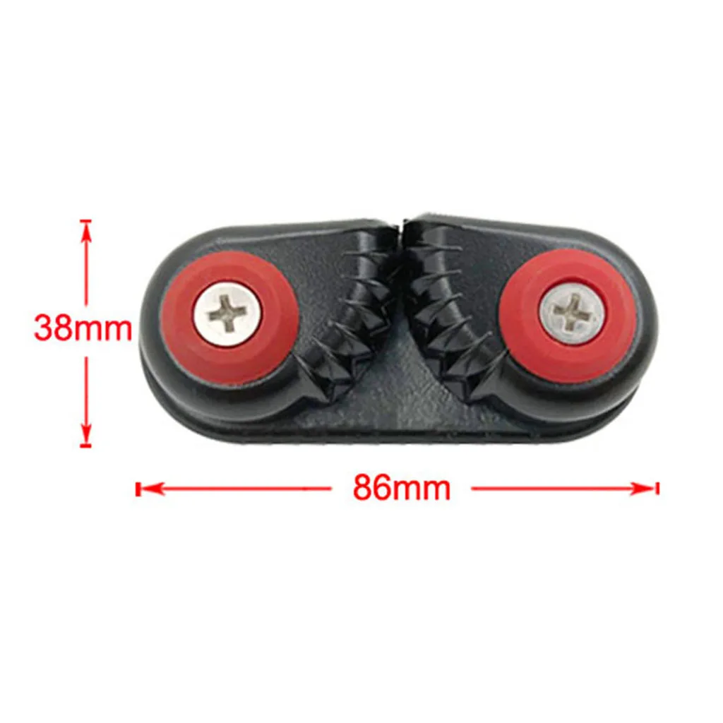 

Алюминиевый каяк Cam Cleat, лодка гребли Быстрый вход бутсы парусный спорт аксессуары, черный