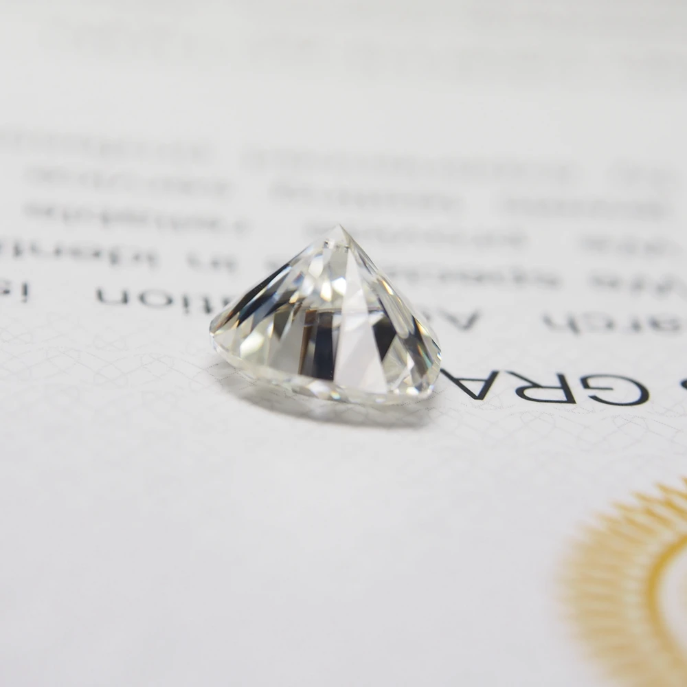 Clear Bright  VVS Moissanite 9*9MM Heart Shape Gemstone Color Play or Fire Lab Created Loose Diamond for Women Gift