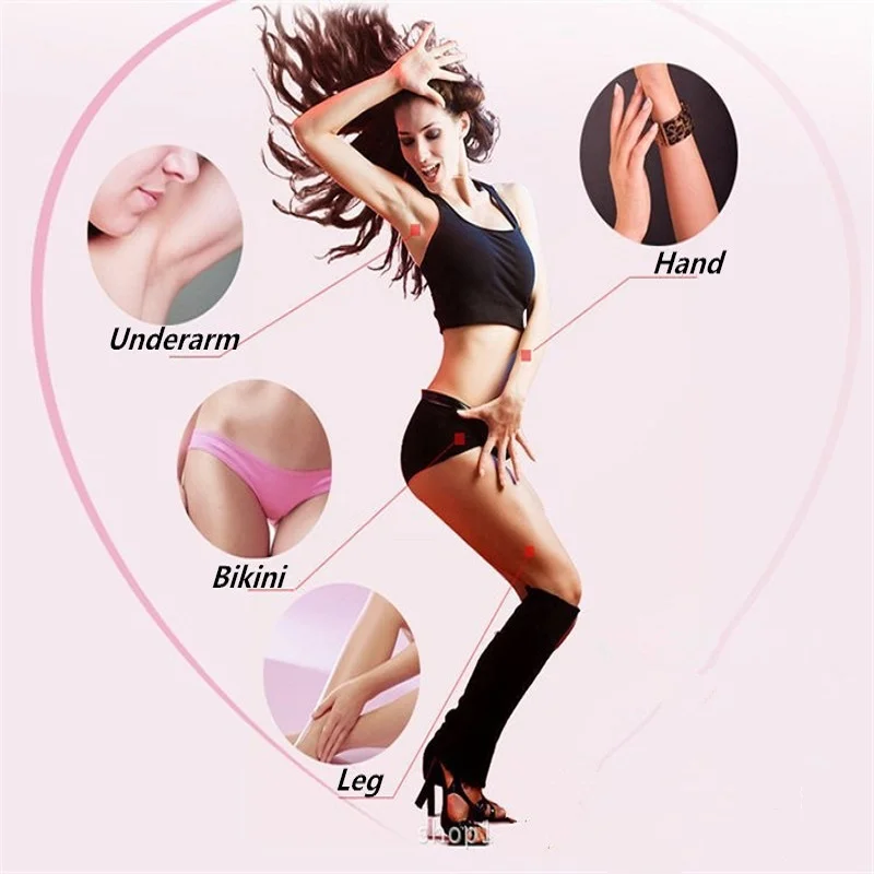 

Hot! 4pcs/lot Beauty Shaving Razor Blade For Women High Quality Safety Female Sharpener Razor Hair Removal For Venuse