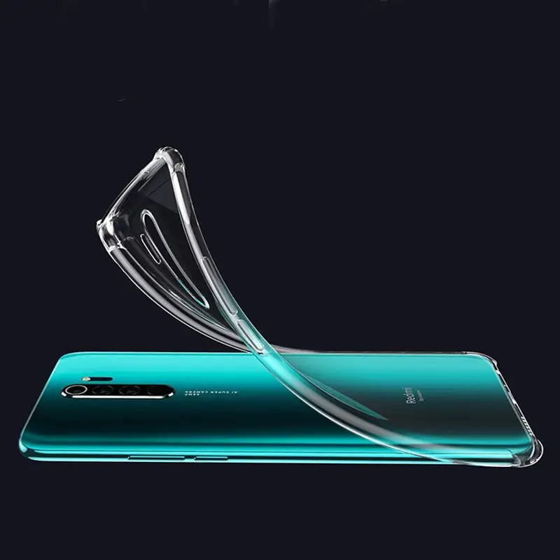 Airbag Soft TPU Case For Xiaomi Redmi Note 8T 7 6 5 Pro 8A 7A 6A Plus Mi 9 5G CC9 10 Shockproof Clear Capa Cover |
