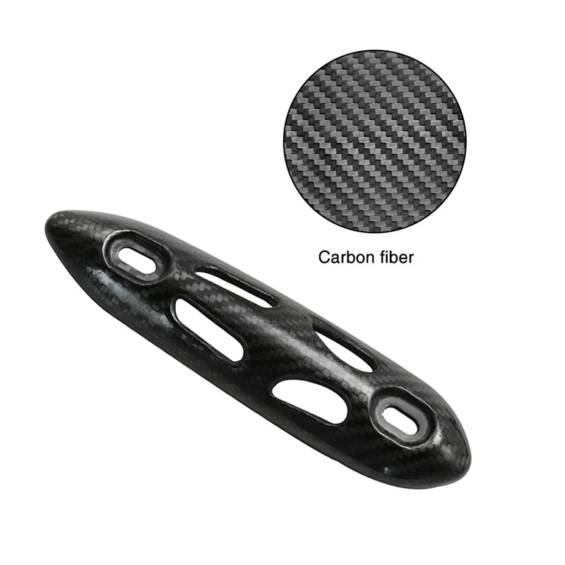 Выхлопной глушитель из углеродного волокна для мотоцикла тепловая Защитная