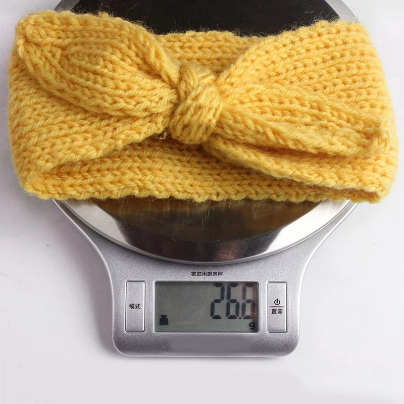 2019 Милая Детская повязка на голову вязаный тюрбан кролик головной платок с