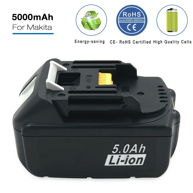 BL1850 беспроводные Мощность инструменты Замена Батарея 18V 5A Li Ion для Makita