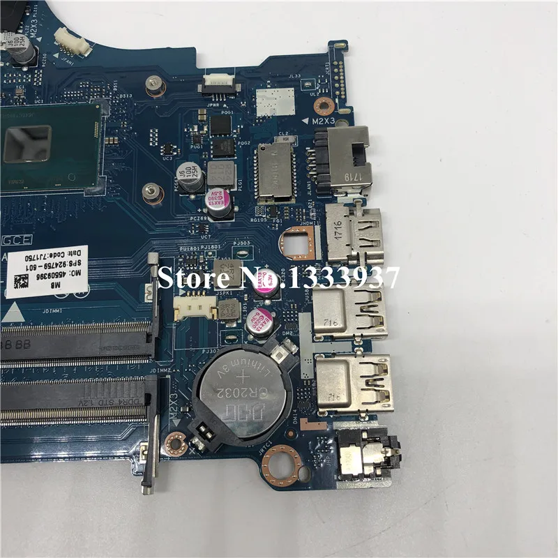 Günstig Für HP 15-BS Laptop Motherboard CSL50/CSL52 LA-E801P I7-7500U 924759-601 924759-001 928642-501 928642-001 Mainboard