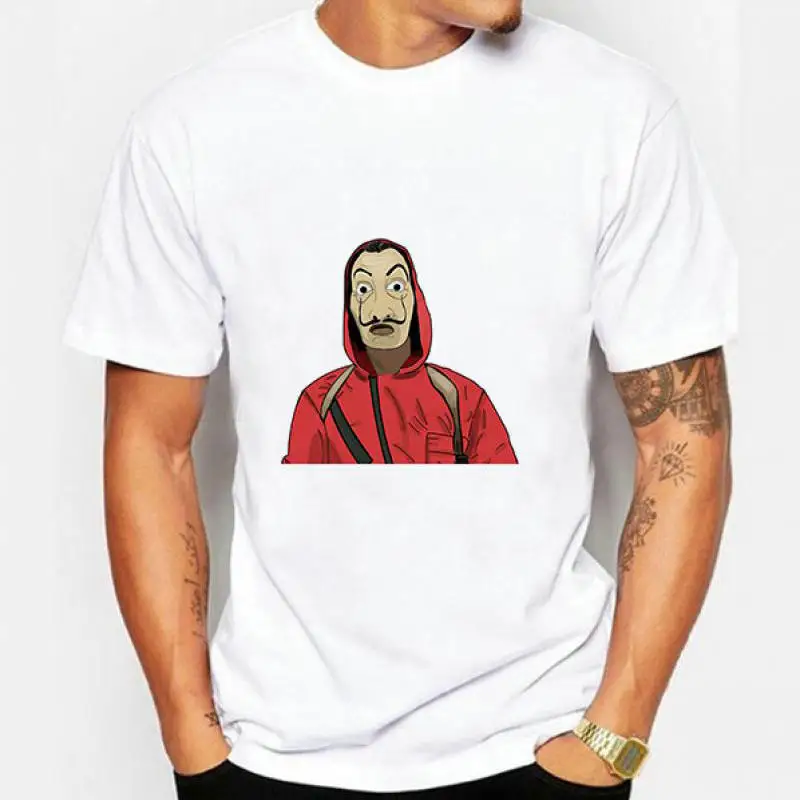 

New European and American Men's Printed T-Shirt Fashion Short Sleeves