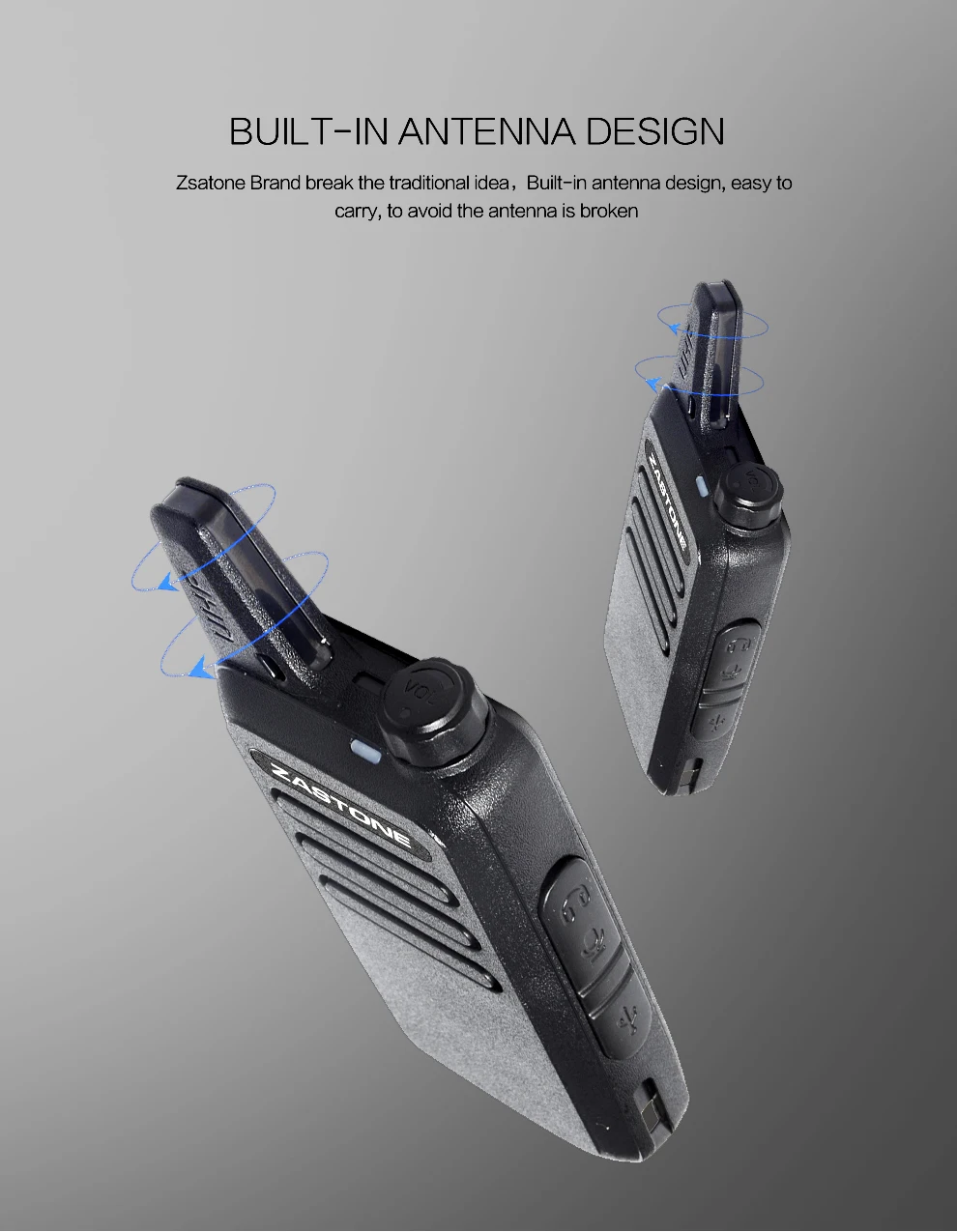 Zastone X6 мини Портативная рация пара гарнитура UHF 400-470 МГц частота портативный Радиоприемник