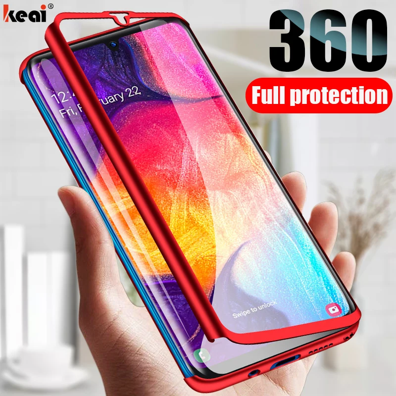 360 Защитный чехол для samsung Galaxy S8 S10 S9 плюс Чехол S10E Lite для A50 A70 A40 A30 A10 A60 M20 M30 M10 Note 8, 9, 10, чехол