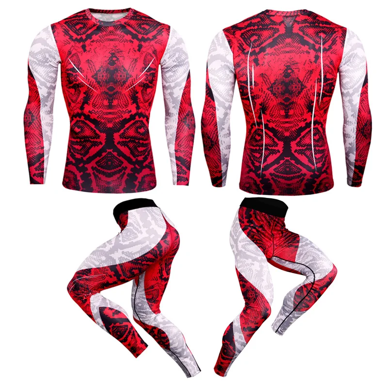 

Thermal Underwear Men Sets Quick Dry Stretch Thermo Underwear Compression Warm Male Long Johns Fitness Men's Thermal Underwear