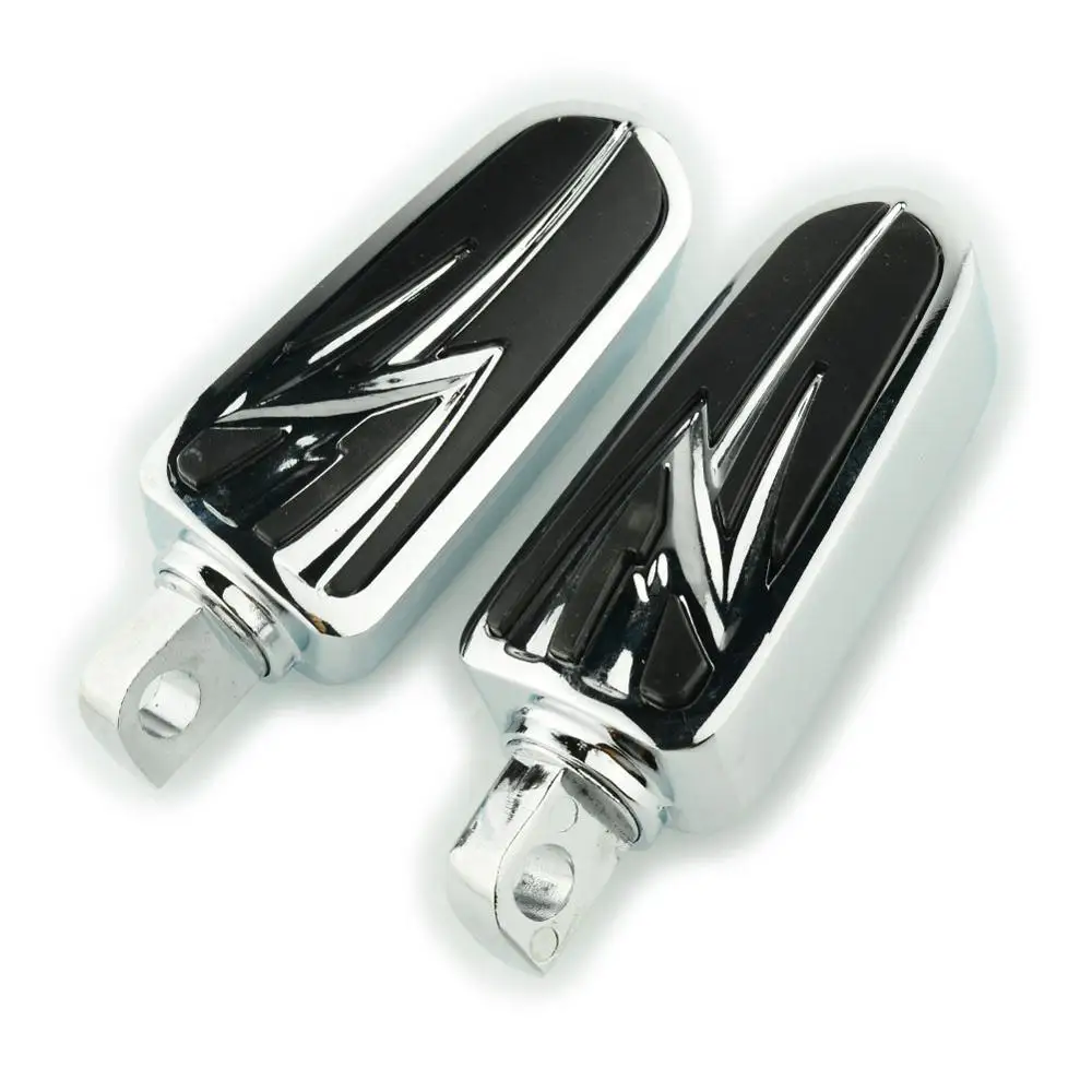 7 Male Mount Motorcycle Rubber Footrest Footpegs Floorboard For Harley Iron XL 883 1200 Street 750 500 Touring Custom Dyna Softail - Цвет: 7