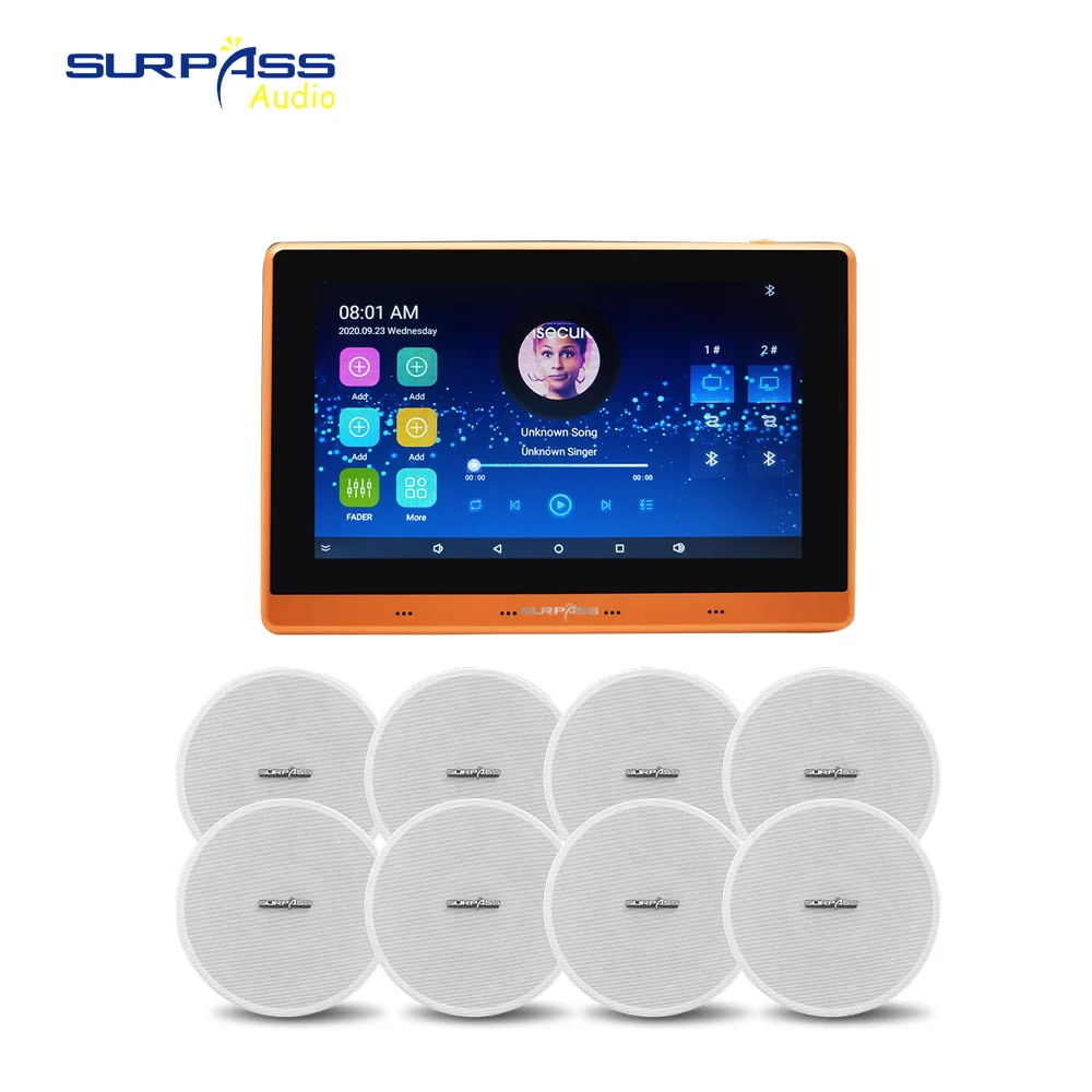 Настенный усилитель для домашнего кинотеатра Android 5 1 Wi Fi Bluetooth|Усилители мощности|