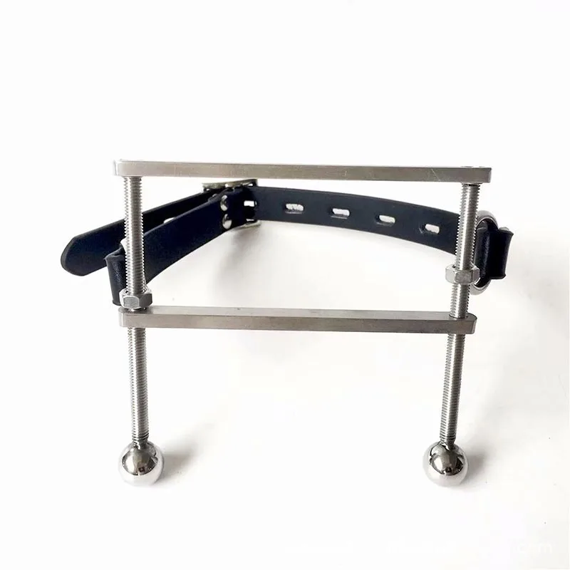 Нержавеющая сталь взрослая игрушка Регулируемый Открытый кляп для рта БДСМ