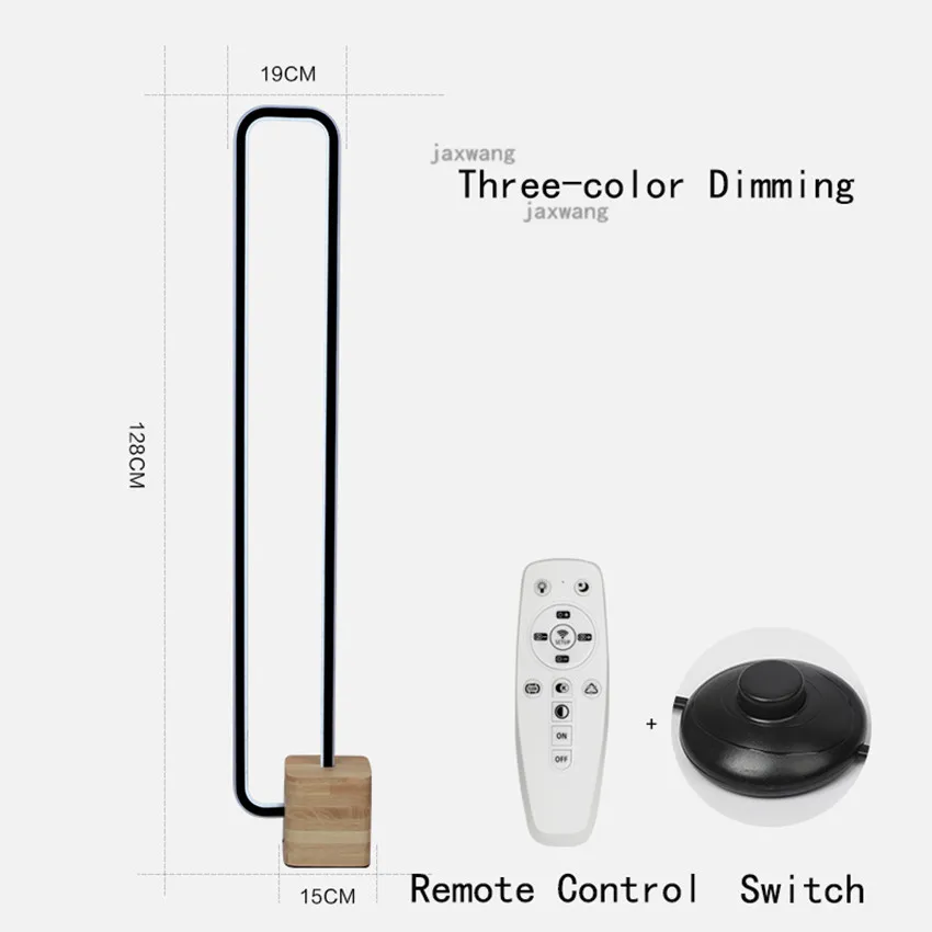 Nordic Simple Iron светодиодный Современные Напольные лампы светильник для спальни JW Smart