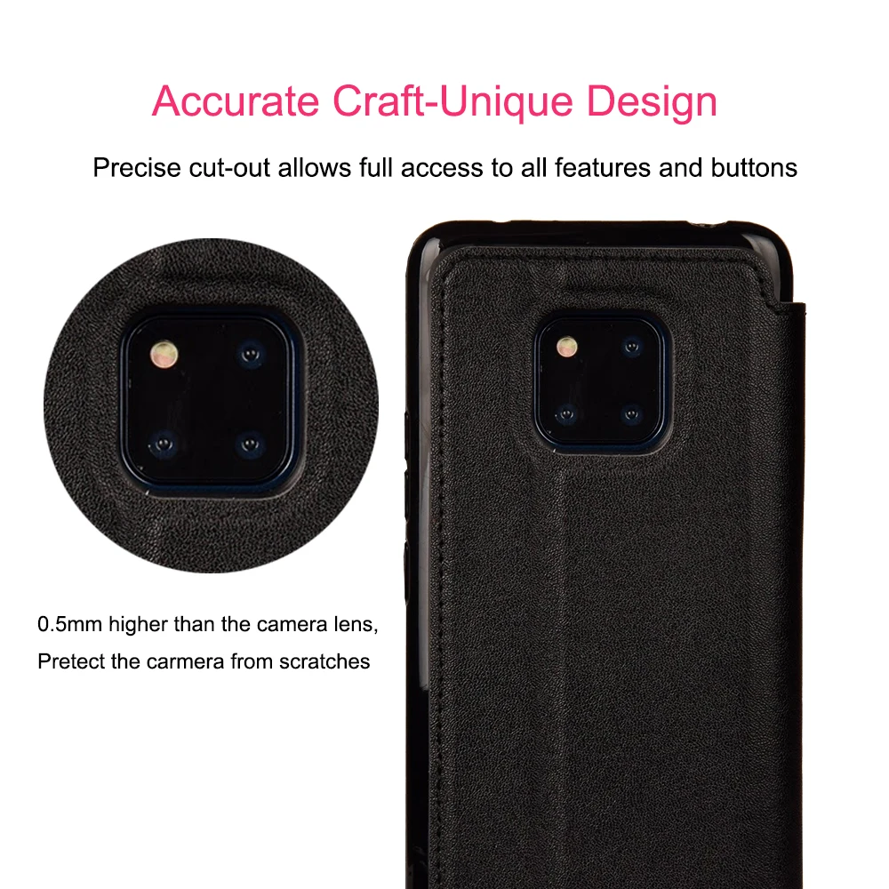 Роскошный Магнитный чехол-бумажник LAPOPNUT с откидной крышкой для телефона Huawei P30 Pro