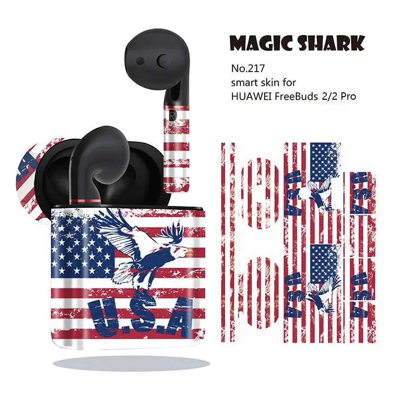 Новинка 100% чехол-наклейка с принтом в виде черепа орла флага США защитный чехол