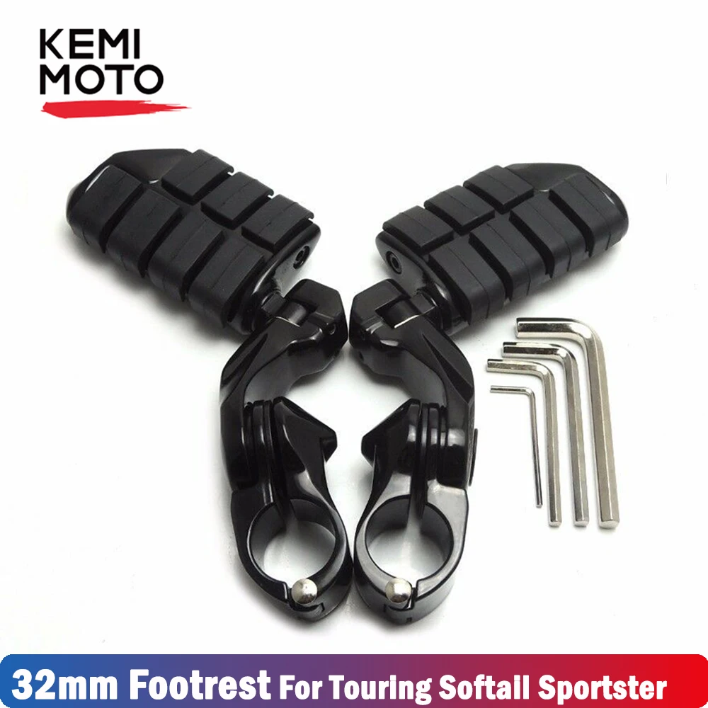 Черный 1 1/4 &quot1 25&quot 32 мм мотоциклетные педали для ног и короткие Угловые зажимы