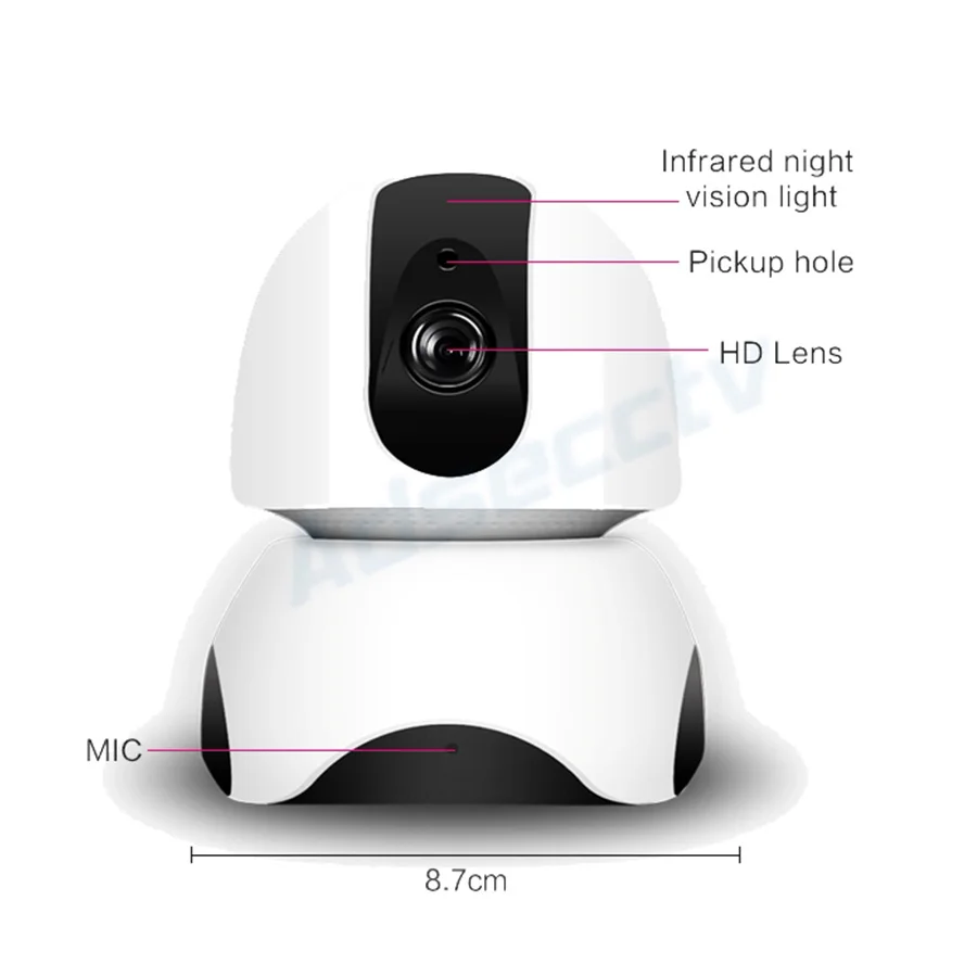 Беспроводная IP камера P2P с сигнализацией и поддержкой TF карты|Камеры