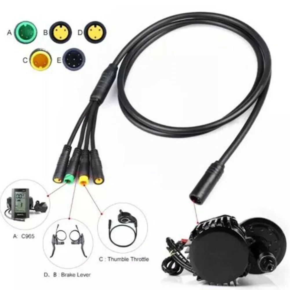 

Accessories Bike Replacement Mid Drive Motor Corrosion Resistance Waterproof Insulation Stable Wiring Harness Cable For 1T4