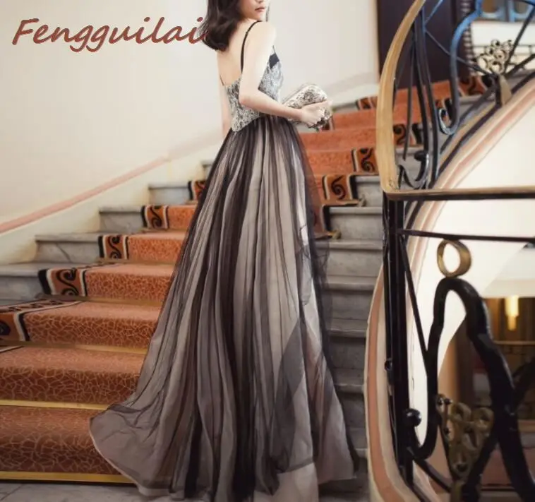 

Lace Party Dress Solid Ruffles Knitting Patchwork Women Spaghetti Strap Dress 2019 Mesh Backless V-neck Long Dress Vestidos