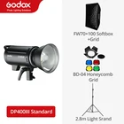 Стробоскоп Godox DP400III, студийная стробоскопическая вспышка со встроенной системой X, 400 Вт, GN80, 2,4 ГБ, для фотографии