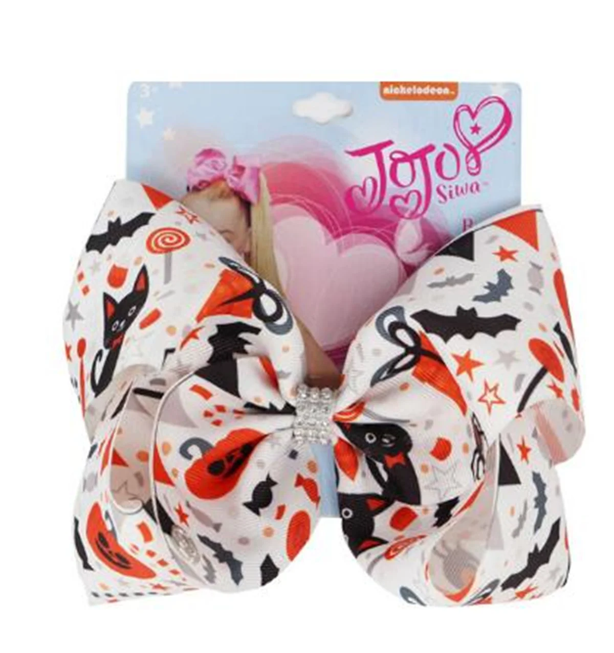 

Горячее предложение 2020 Хэллоуин телефон 8 дюймов большой бант крокодил зажим фотолента аксессуары для девочек малышей