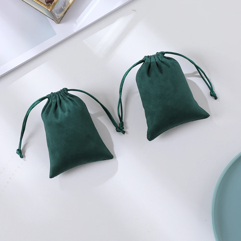 Подарочные пакеты на шнурке 50 шт. фланель для ювелирных изделий Упаковочные