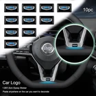10 шт., декоративные наклейки на руль автомобиля Geely Coolray SX11 MK Atlas Emgrand EC7 X7 Tugella Fy11 GS