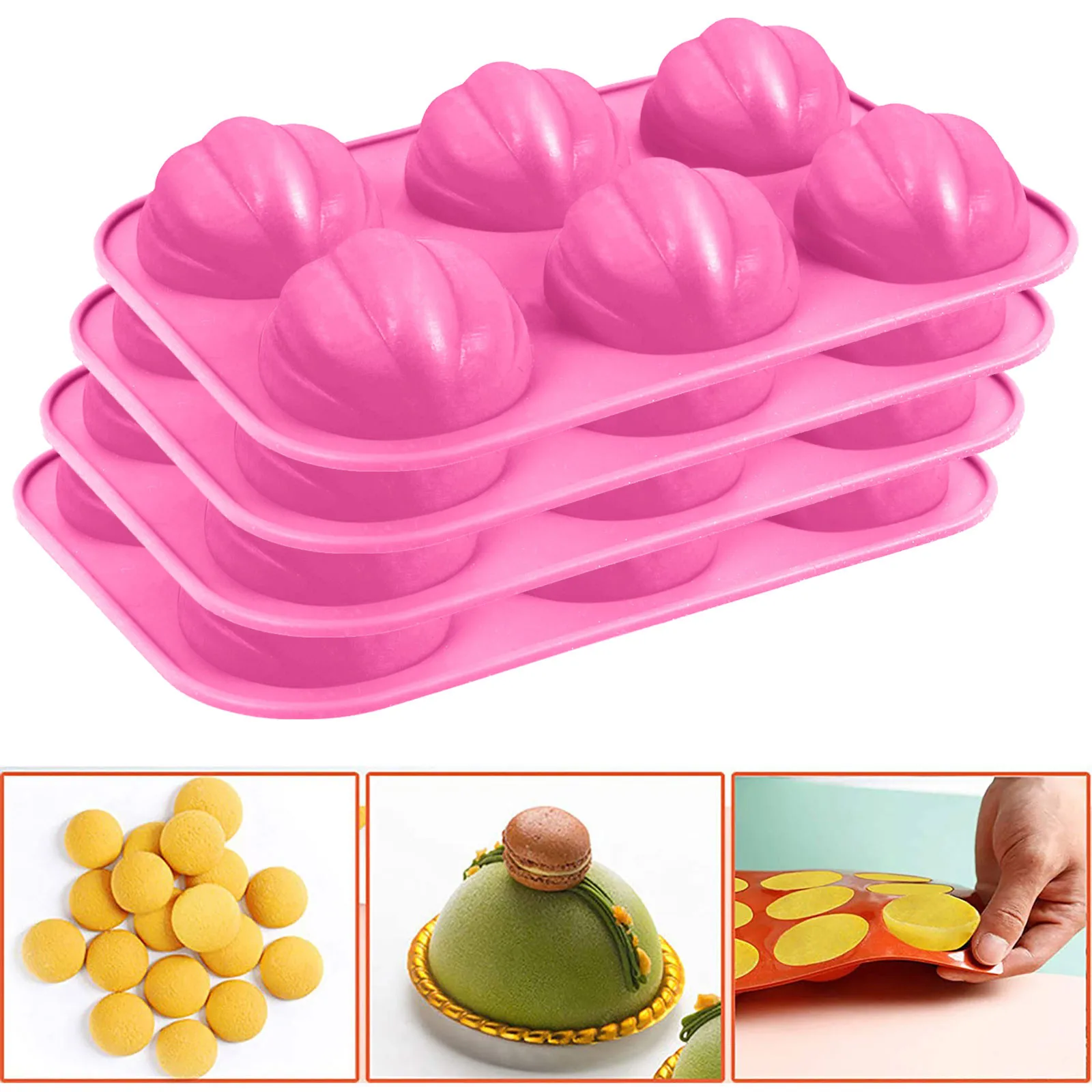 4 шт. diy силиконовая форма для пирога разные цвета горячий шоколад бомба