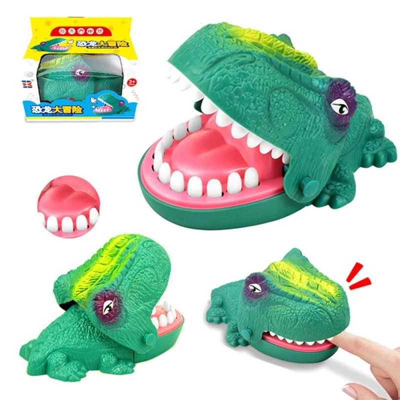 Игрушка динозавр кусающий палец игрушка крокодила рот дантиста тест на