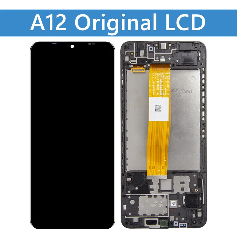

Original For Samsung Galaxy A12 LCD SM-A12F SM-A12F/DSN LCD Display Touch Screen Digitizer Assembly Replace For Samsung A125 lcd